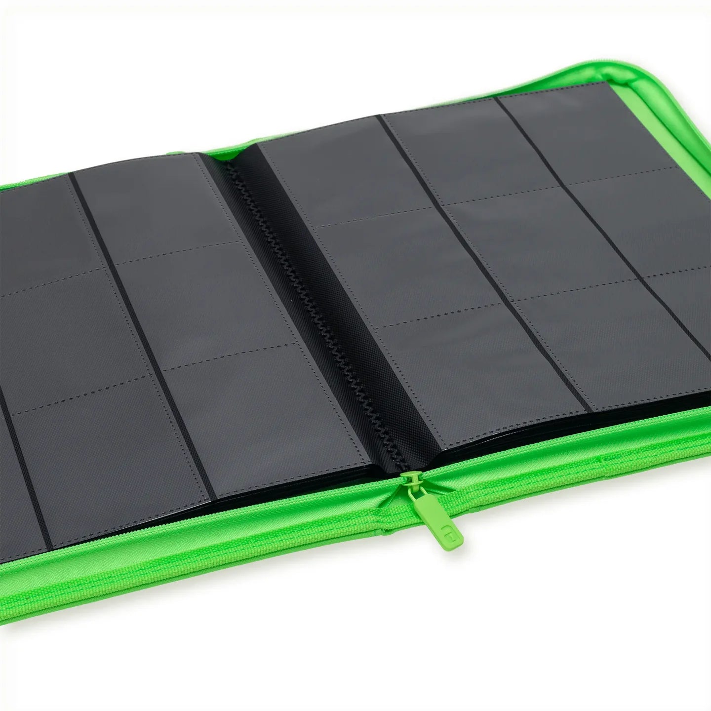 Vault X: 9-Pocket Exo-Tec® Zip Binder - Neon Green
