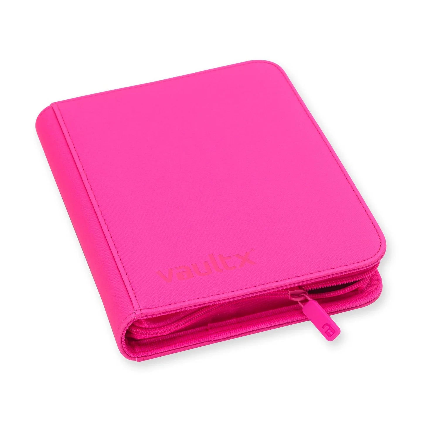 Vault X: 4-Pocket Exo-Tec® Zip Binder - Neon Pink