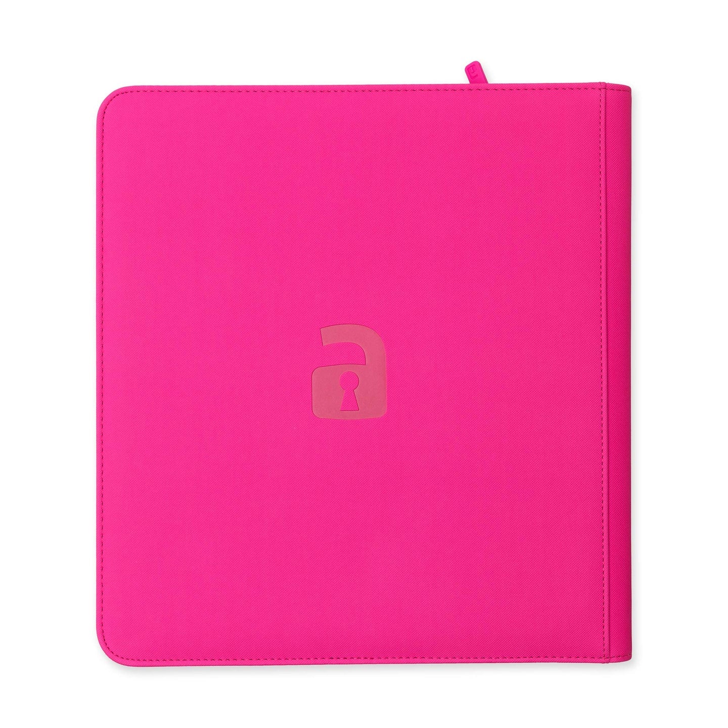 Vault X: 12-Pocket Exo-Tec® Zip Binder - Neon Pink