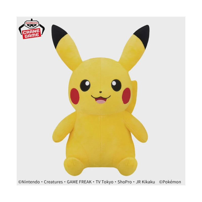Pokemon Mofugutto Plush: Pikachu - Smiling 11.8"