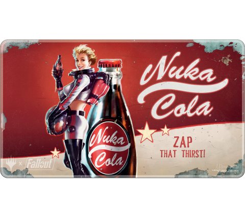 Ultra PRO: Playmat Holofoil - Fallout Commander (Nuka Cola Pinup)