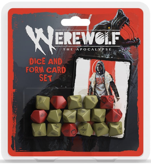 Werewolf: The Apocalypse Fifth Edition Dice/Form Card Set