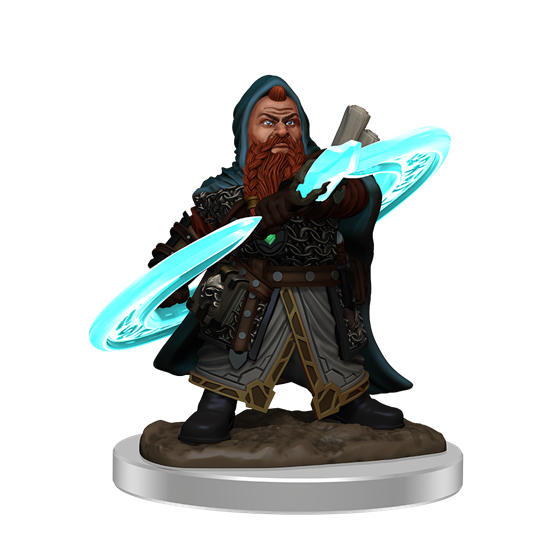Wizkids Battles Premium Miniatures: Male Dwarf Sorcerer