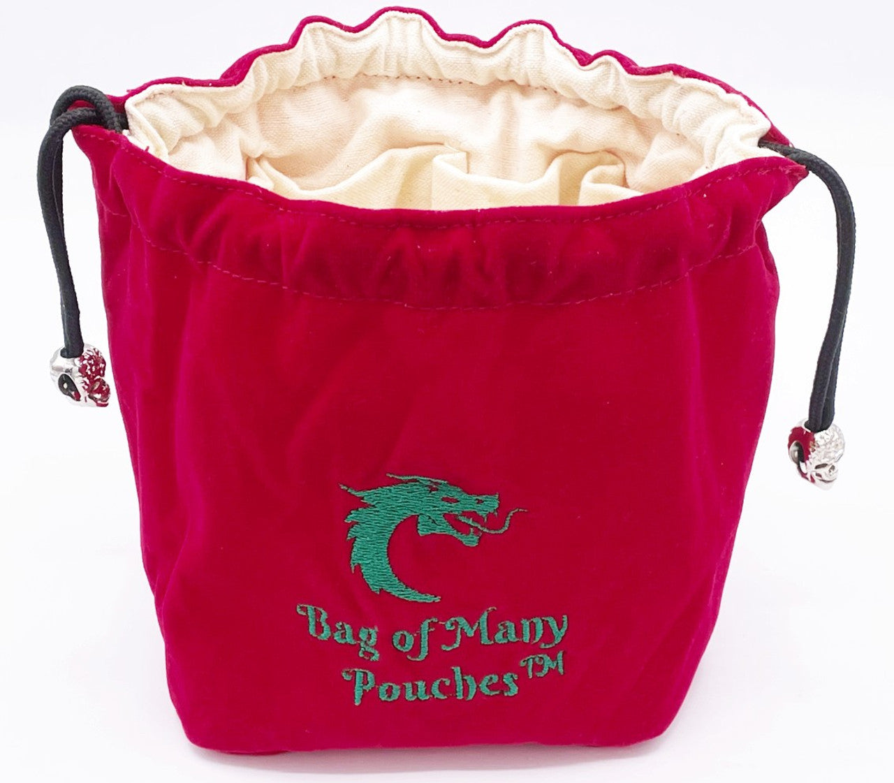 Old School Bag of Many Pouches RPG DnD Dice Bag: Santa's Bag