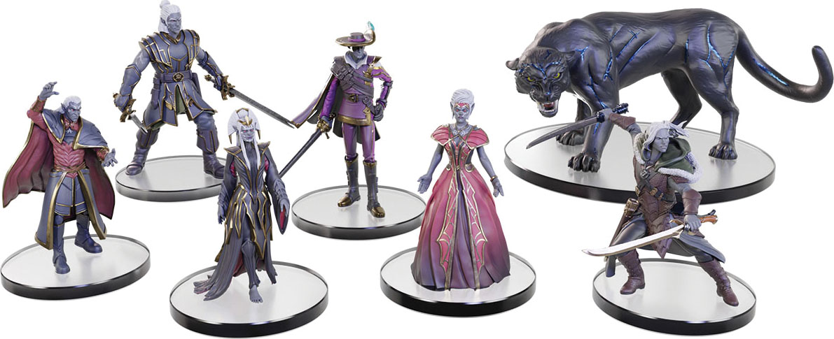 Wizkids Icons of the Realms: The Legend of Drizzt 35th Anniversary Family & Foes Boxed Set