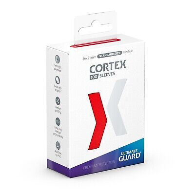 Ultimate Guard Cortex Sleeves - Glossy Red (100)