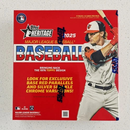2025 Topps Heritage Baseball Mega Box Factory Sealed