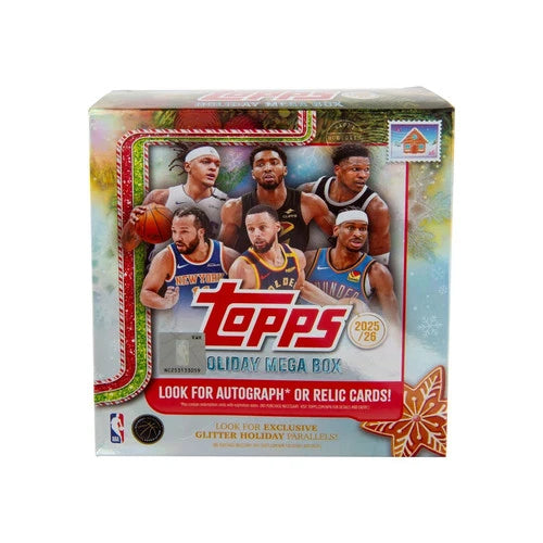 2025-26 Topps HOLIDAY Basketball Trading Cards Mega Box