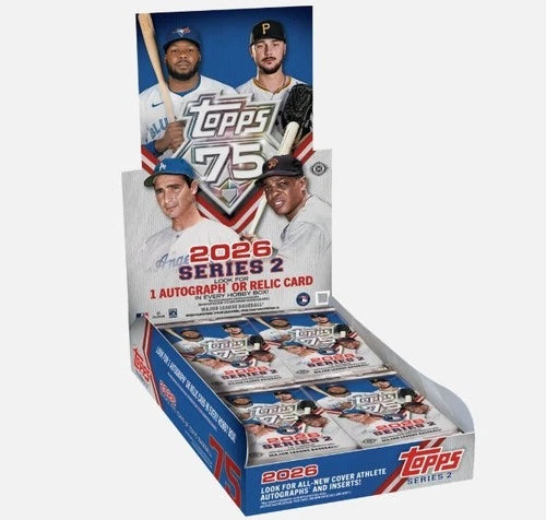 Topps 2025 series two baseball hobby box