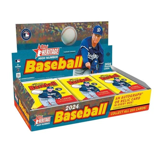 2024 TOPPS HERITAGE HIGH NUMBER BASEBALL HOBBY BOX