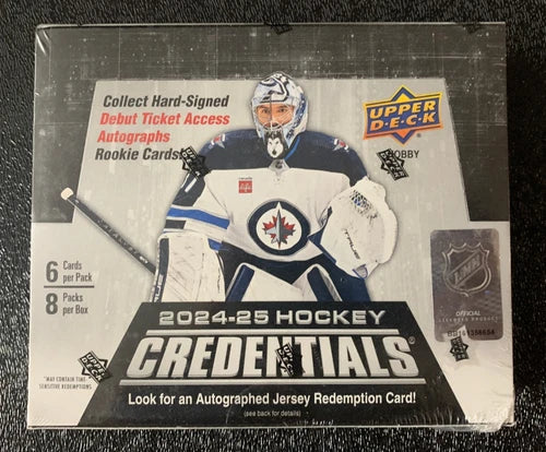 2024-25 Upper Deck Credentials NHL Hockey Hobby Box
