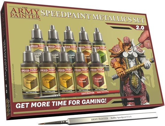 Army Painter: Warpaints SpeedPaint Metallics Set 2.0