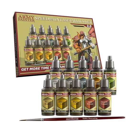 Army Painter: Warpaints SpeedPaint Metallics Set 2.0