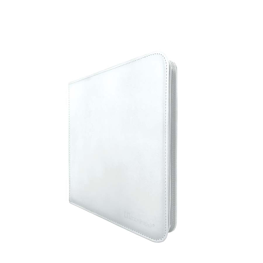 Ultra Pro Vivid 12-Pocket Zippered PRO-Binder: White