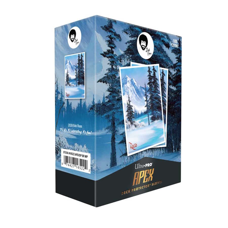 Ultra Pro: Bob Ross Winter Paradise Apex Sleeves