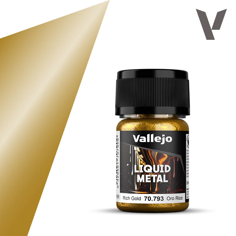 Vallejo Liquid Metal - Rich Gold