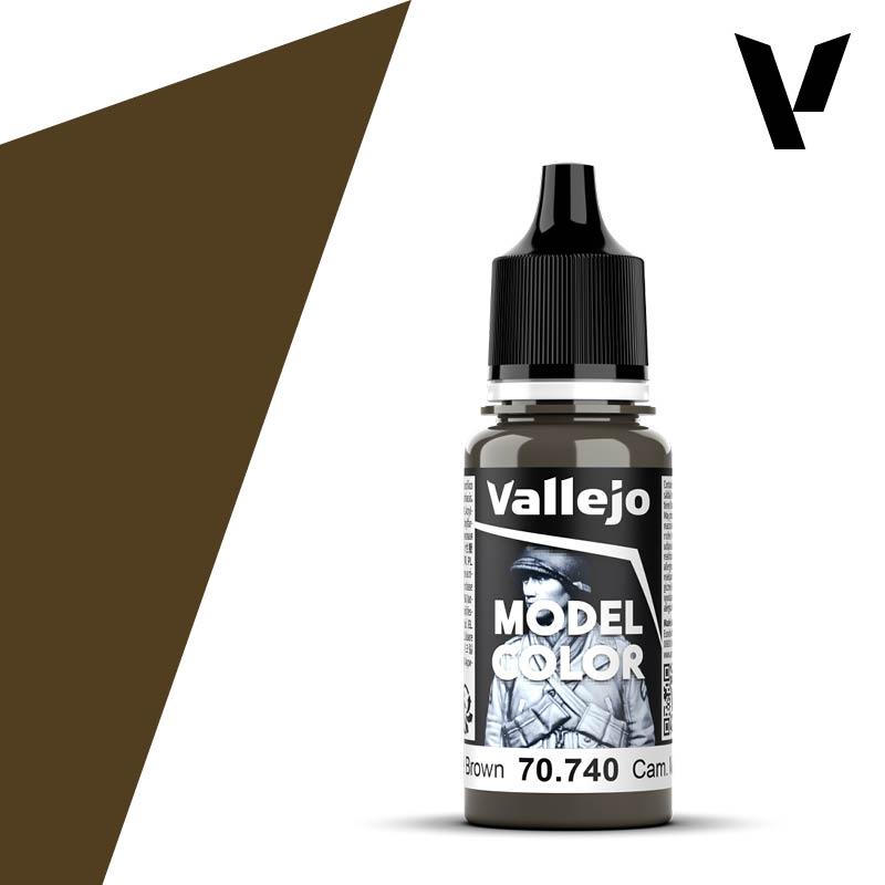 Vallejo Model Color: Cam. Middle Brown (18 ml)