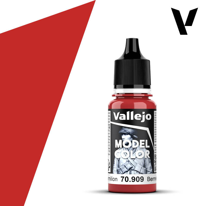 Vallejo Model Color: Vermilion (18 ml)