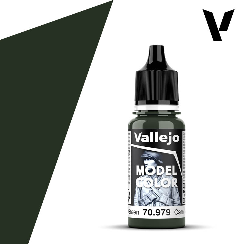 Vallejo Model Color: Cam. Dark Green (18 ml)