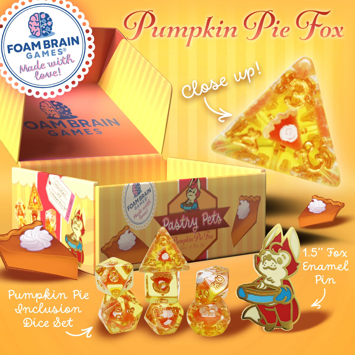 Foam Brain Games: Pastry Pets - Pumpkin Pie Fox