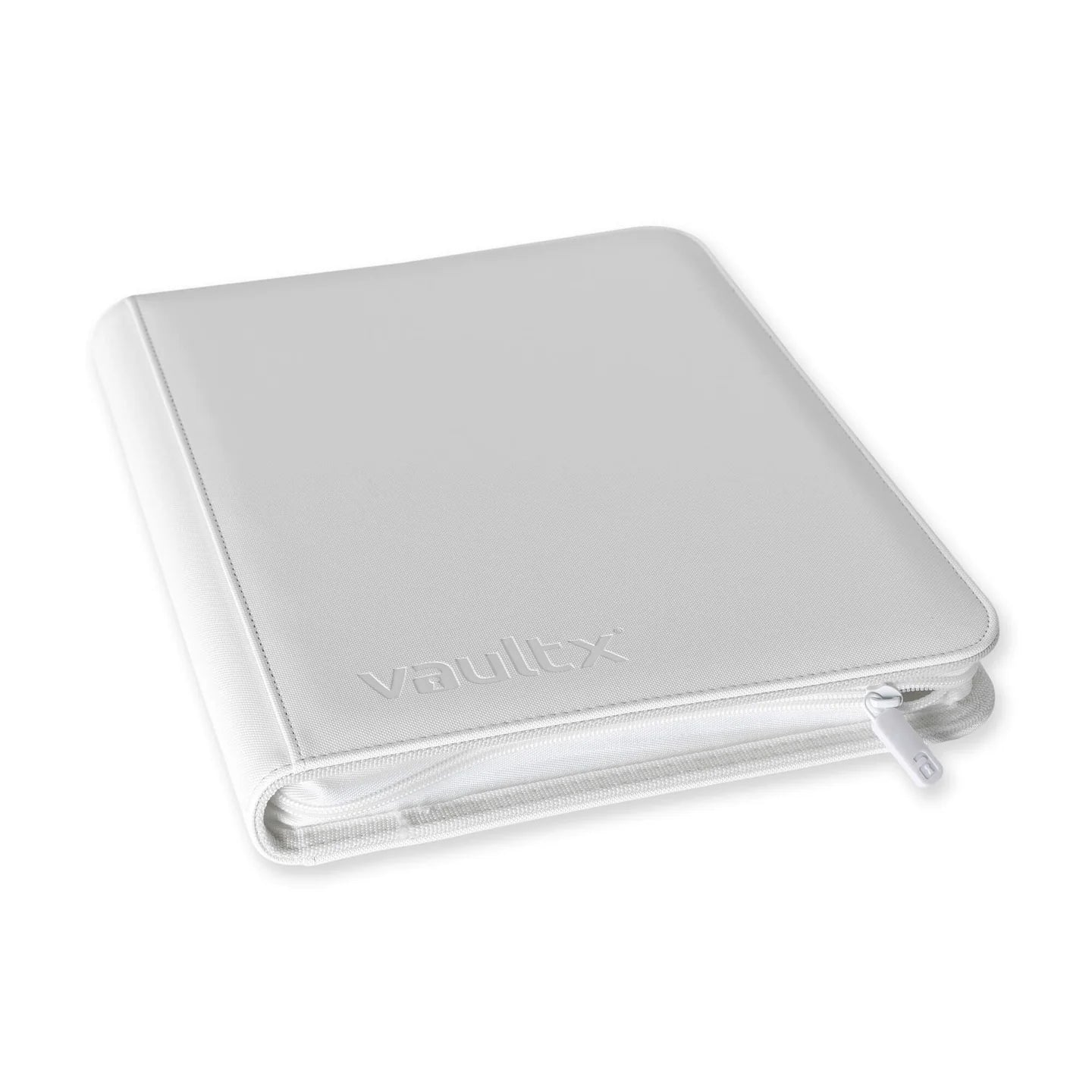 Vault X: 9-Pocket Exo-Tec® Zip Binder - Signature White
