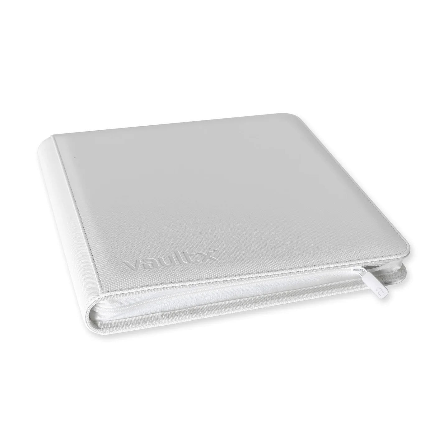 Vault X: 12-Pocket Exo-Tec® Zip Binder - Signature White