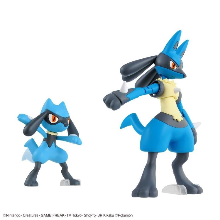 Pokemon Model Kit: Riolu and Lucario