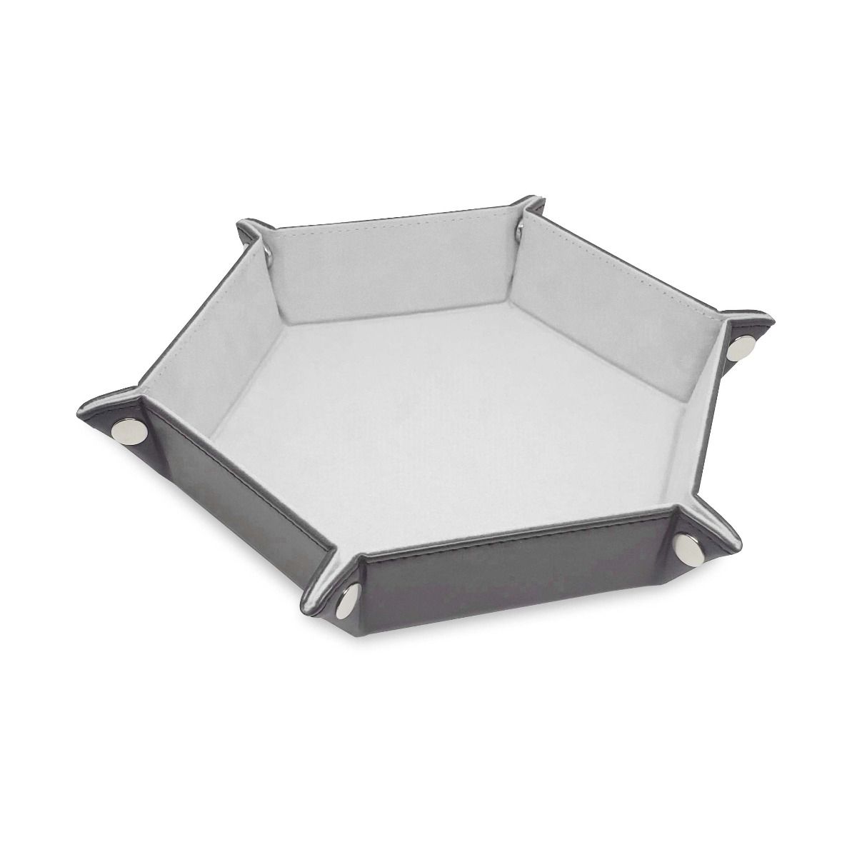 BCW Hexagon Dice Tray LX - White