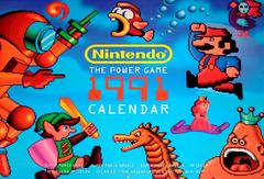 Nintendo The Power Game 1991 Calendar - Nintendo Power