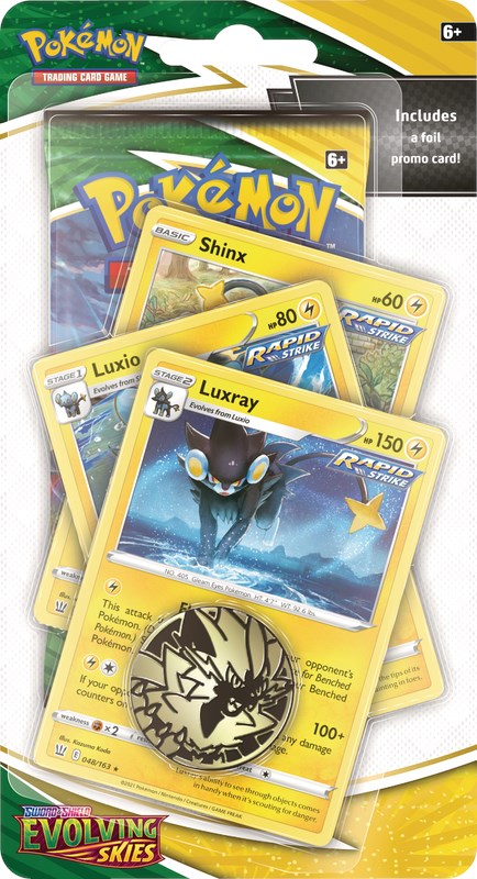 Pokemon Sword & Shield Evolving Skies Premium Checklane Booster