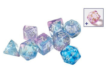 Sirius Dice 7 Die Set: Semi-Translucent - Polyroller