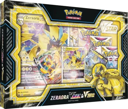 Pokemon Zeraora VMax & VStar Battle Box
