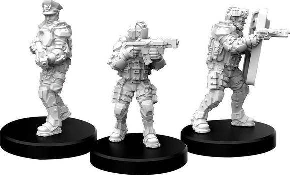 Cyberpunk Red Miniatures - Lawmen A