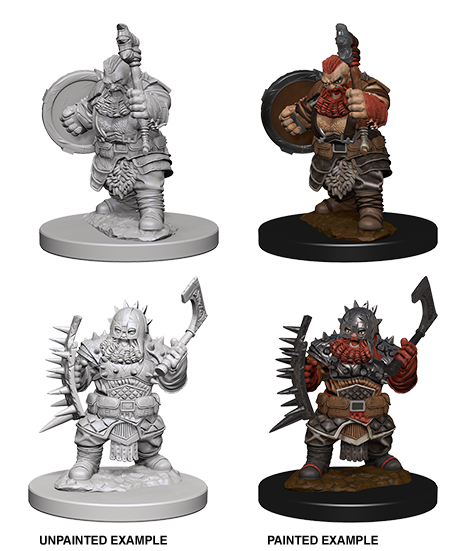 Wizkids Deep Cuts: Dwarf Male Barbarian