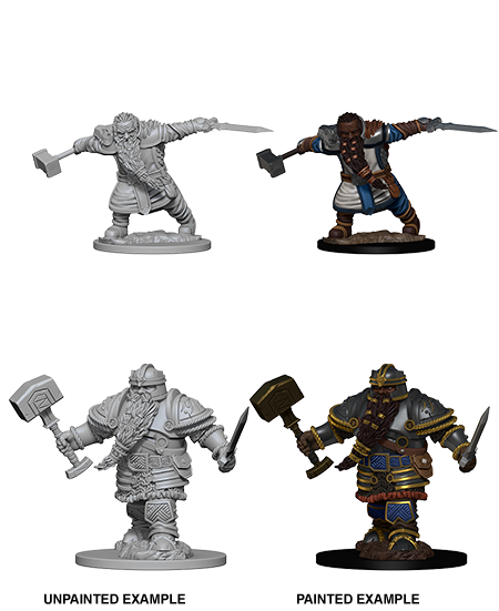 Wizkids Nolzur's Marvelous Miniatures: Dwarf Fighter