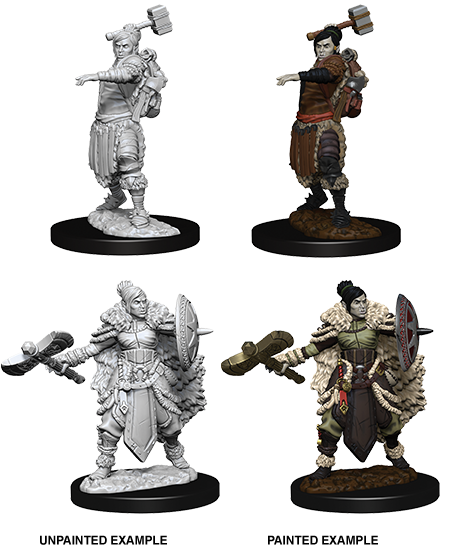 Wizkids Nolzur's Marvelous Miniatures: Half-Orc Barbarian