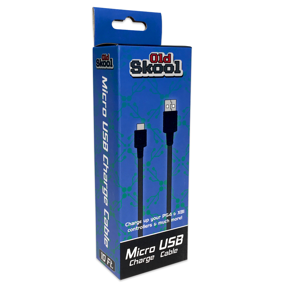 Old Skool Micro USB Charge Cable