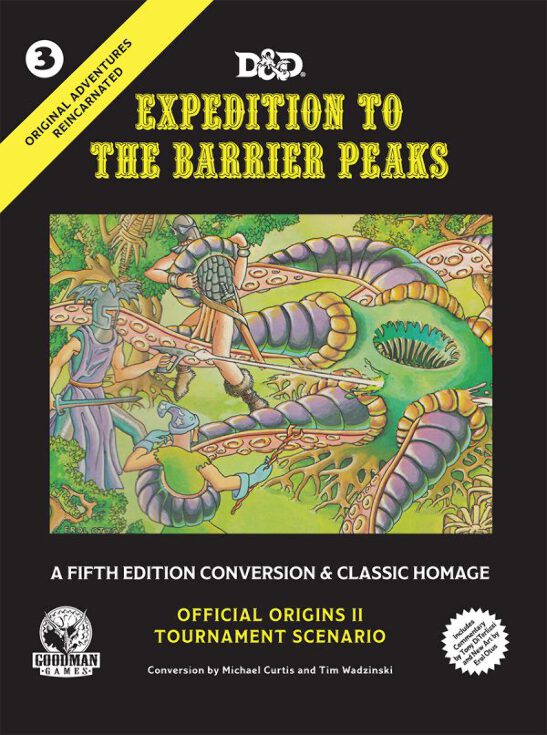 Dungeons and Dragons Original Adventures Reincarnated #3 - Expedition to the Barrier Peaks