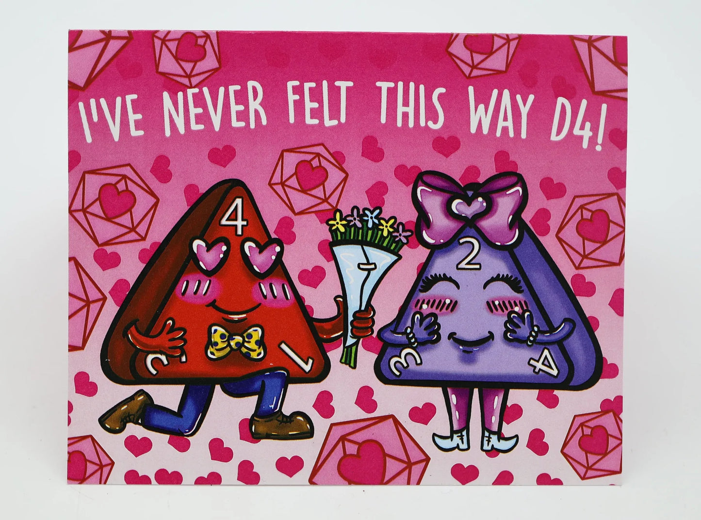 Foam Brain Games Valentines Day Card - D4 Love
