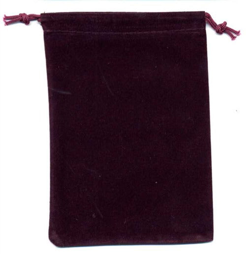 Chessex Dice Bag: Large Burgundy Dice Bag