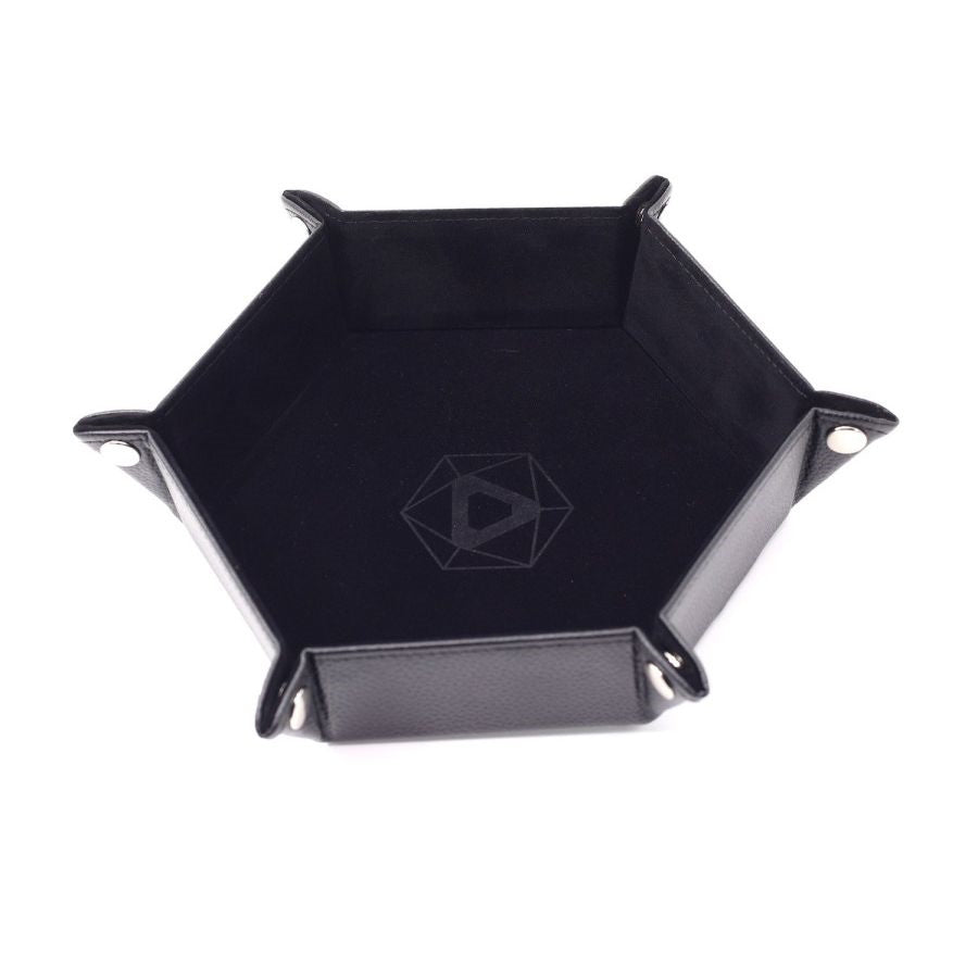 Die Hard Dice Table Armor Folding Hex Tray: Black Velvet