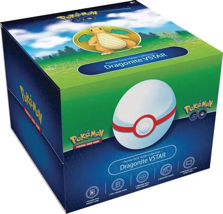 Pokemon Go Premier Deck Holder Collection Dragonite VSTAR Box