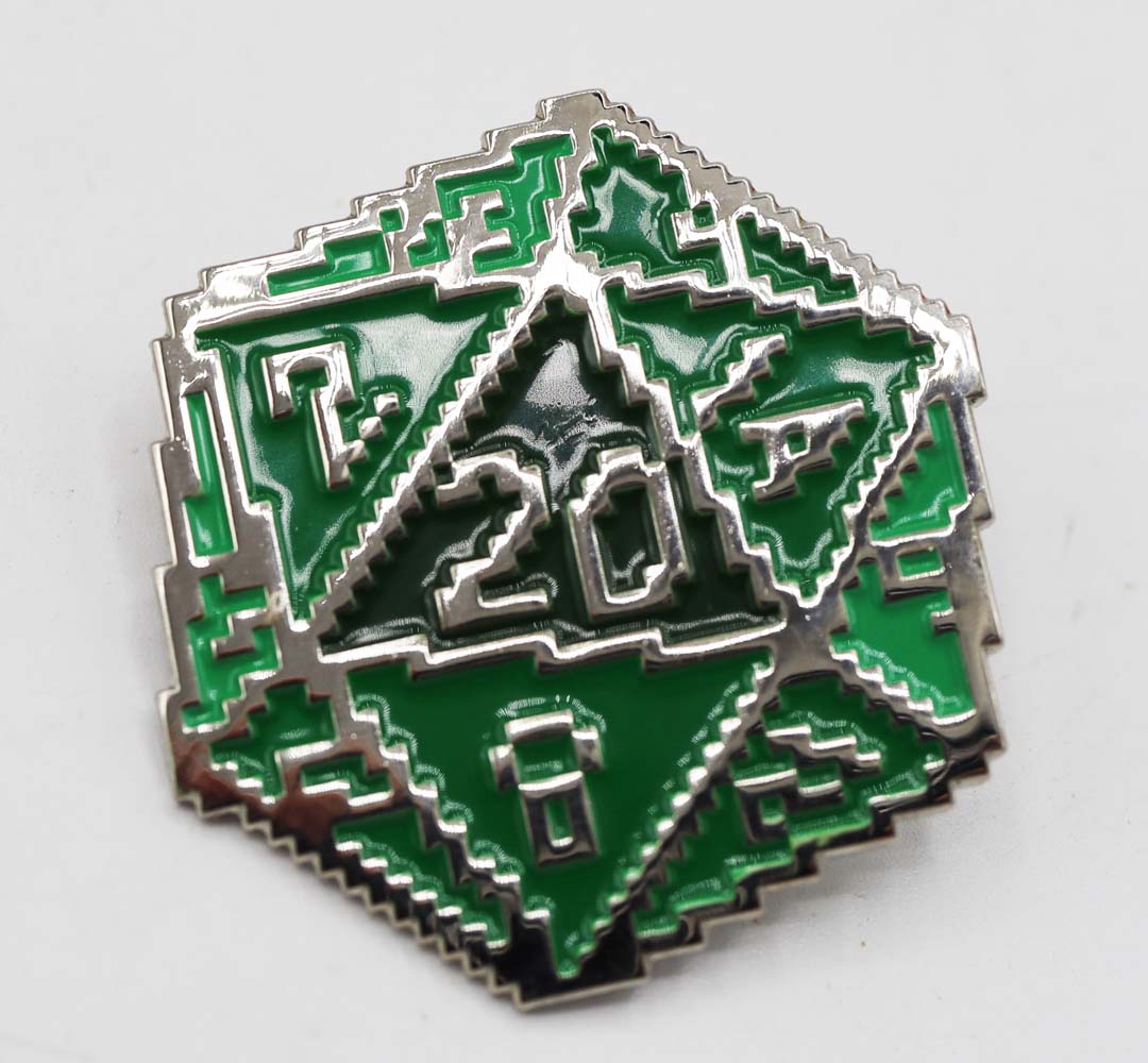 D20 Pin - 8 Bit Green