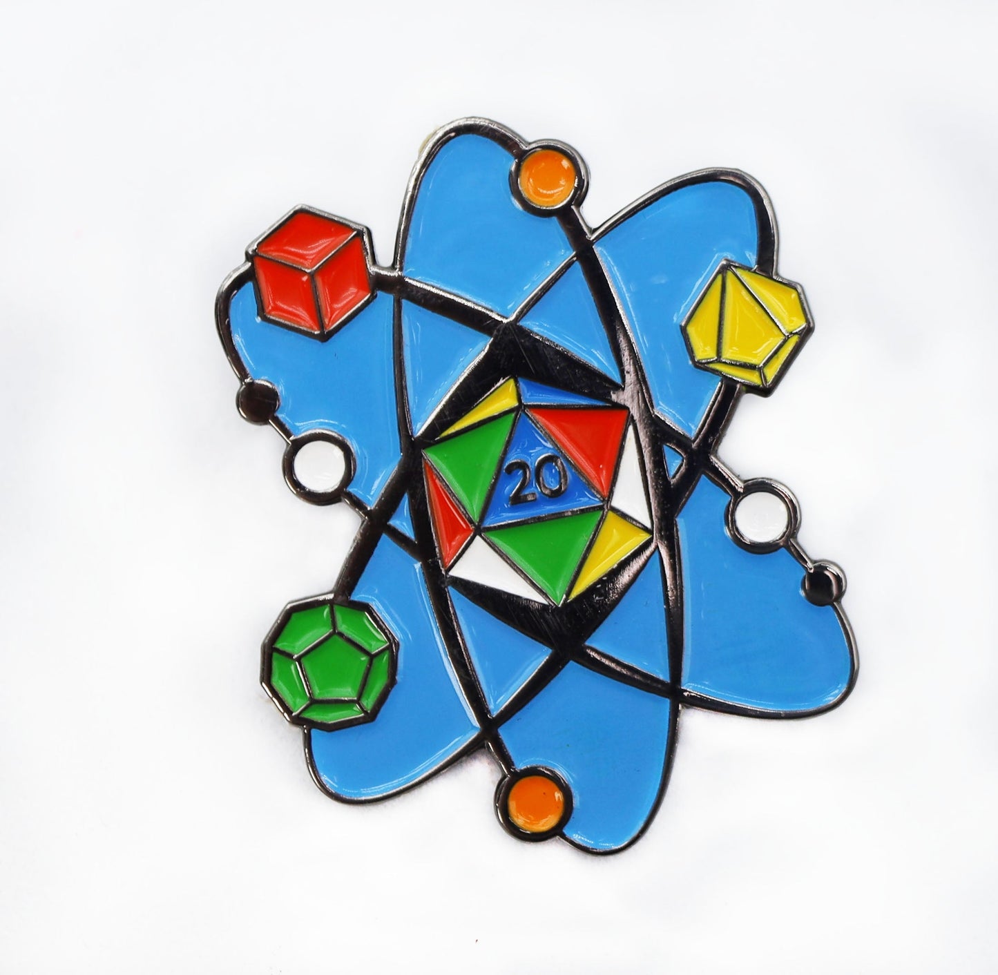 Puzzle Box Atom Pin