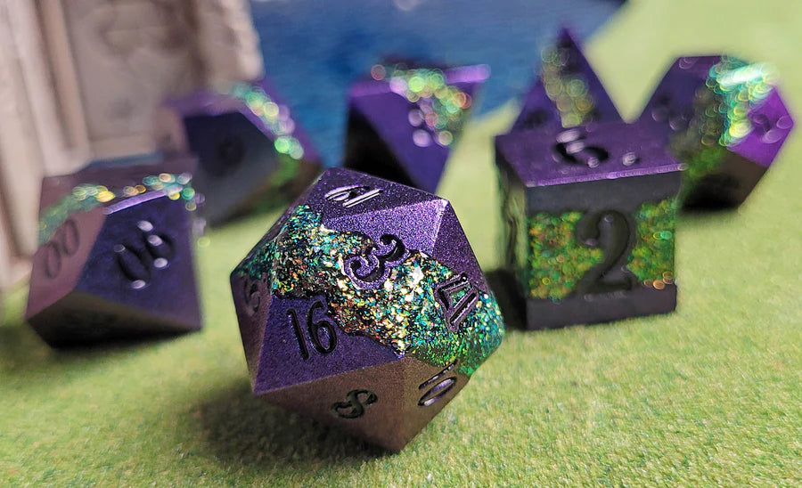 Forged Gaming Brilliant Expanse 7 Piece Metal Dice Set