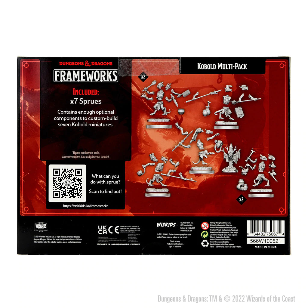 Wizkids Dungeons & Dragons Frameworks: Kobold Multi-Pack