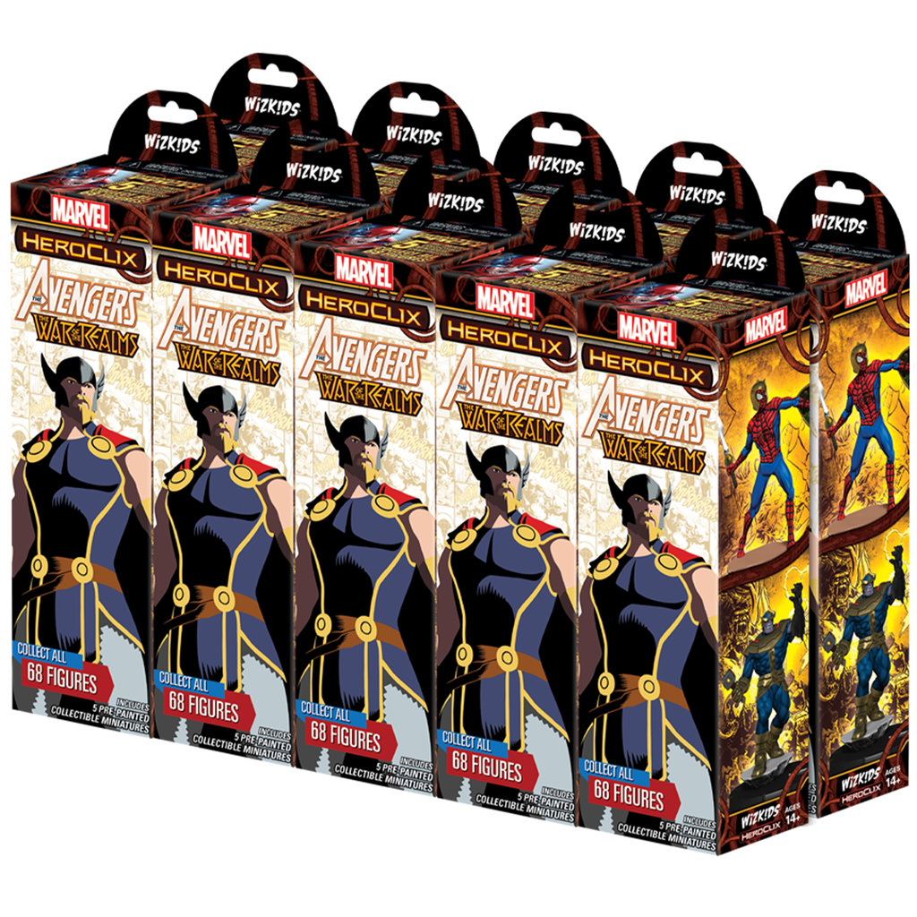 HeroClix Marvel Fantastic Avengers War of the Realms Booster Brick
