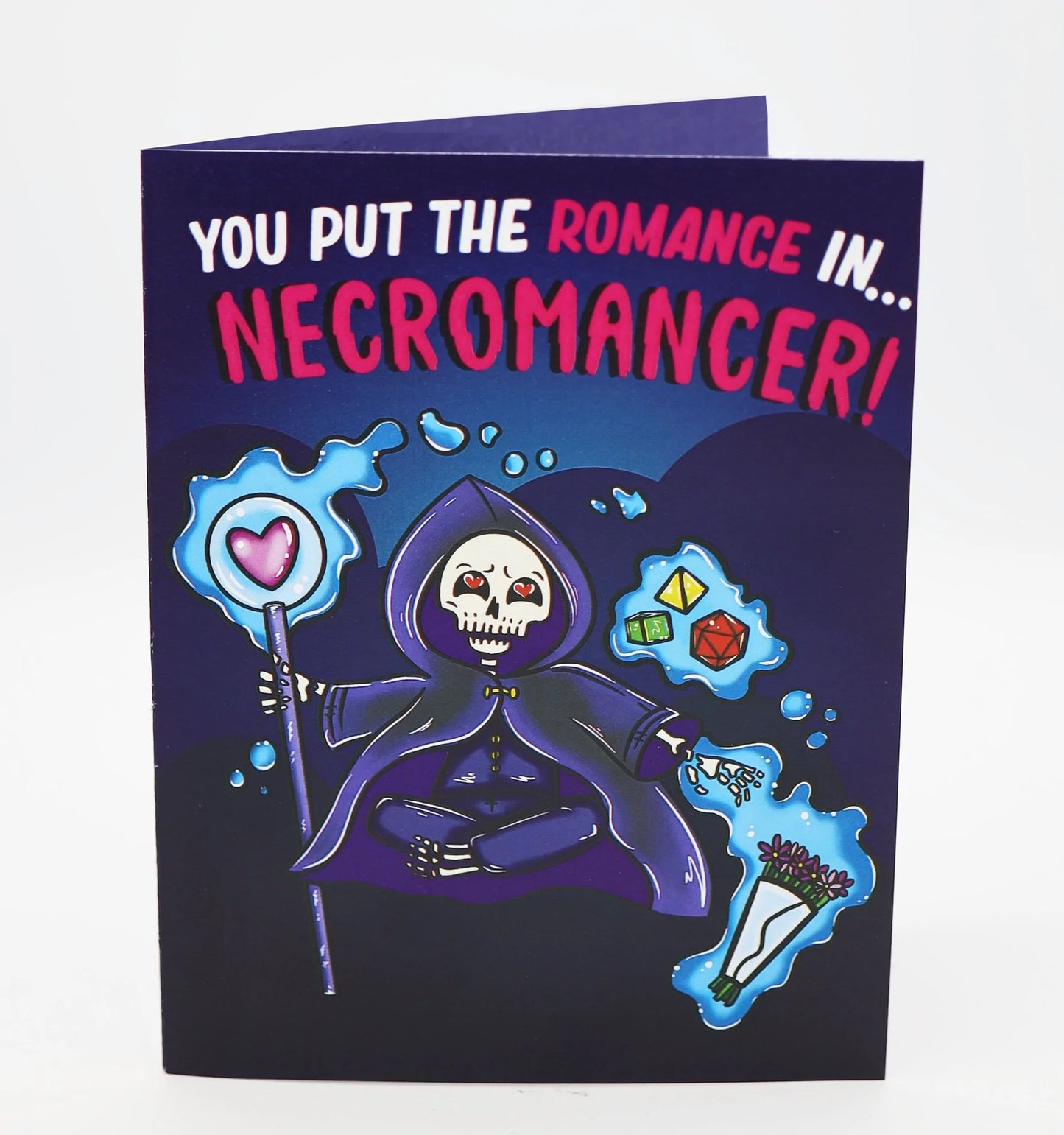 Foam Brain Games Valentines Day Card - Necromancer Romance