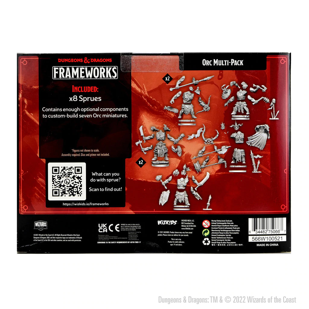 Wizkids Dungeons & Dragons Frameworks: Orc Multi-Pack