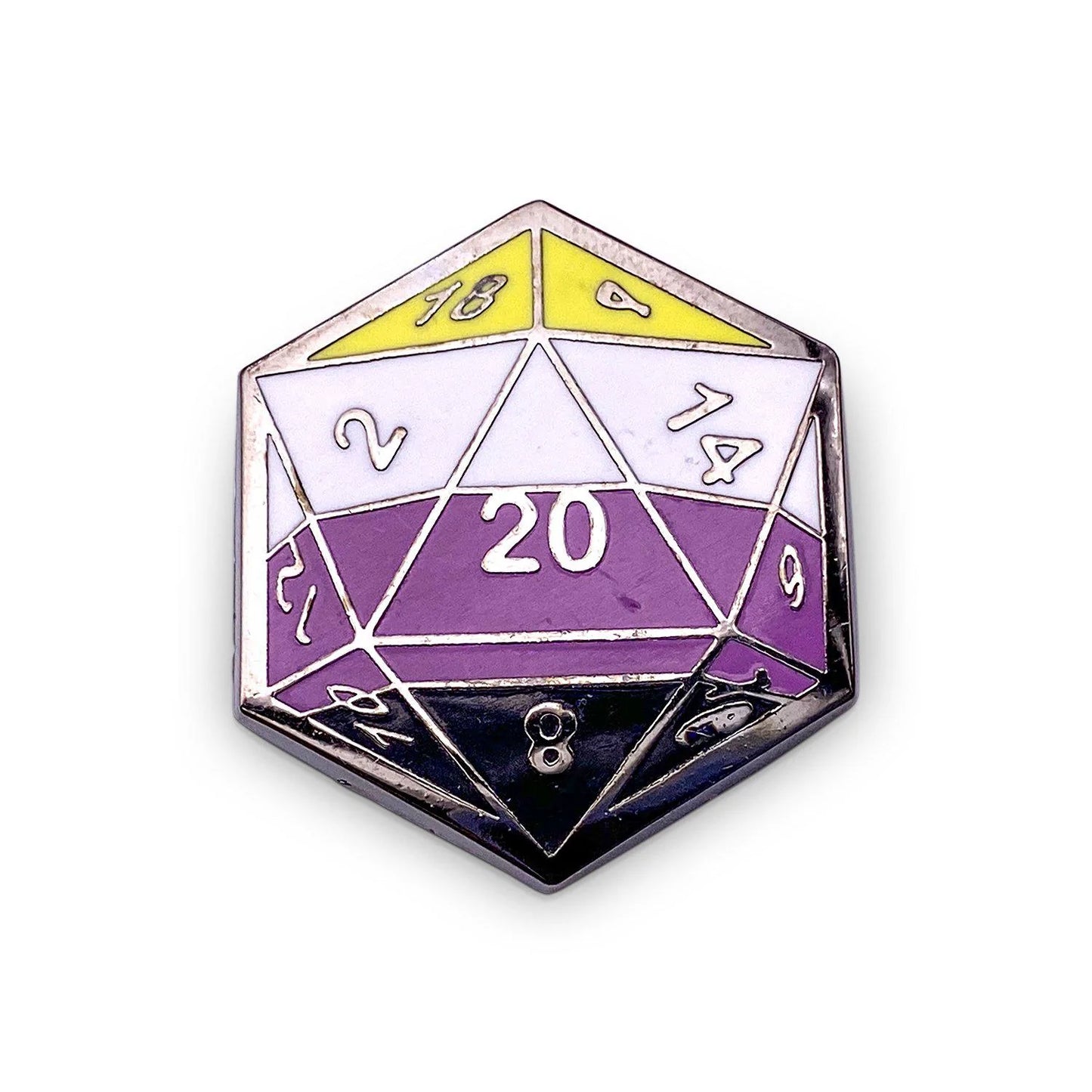 Norse Foundry Pride Flag Pins: Non-Binary